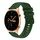 For Honor Watch GS 3 Cinturino per orologio in silicone tinta unita con motivo a punti ondulati da 22 mm (verde militare) For Honor Watch GS 3 Cinturino per orologio in silicone tinta unita con motivo a punti ondulati da 22 mm (verde militare)