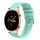 For Honor Watch GS 3 Cinturino per orologio in silicone tinta unita con motivo a pois ondulato da 22 mm (verde acqua) For Honor Watch GS 3 Cinturino per orologio in silicone tinta unita con motivo a pois ondulato da 22 mm (verde acqua)
