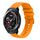 Cinturino per orologio in silicone tinta unita con motivo a pois ondulato da 22 mm per Honor Watch GS Pro (giallo) Cinturino per orologio in silicone tinta unita con motivo a pois ondulato da 22 mm per Honor Watch GS Pro (giallo)