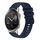 Per Honor Magic Watch 2 46mm 22mm Cinturino in silicone tinta unita con motivo a pois ondulato (blu navy) Per Honor Magic Watch 2 46mm 22mm Cinturino in silicone tinta unita con motivo a pois ondulato (blu navy)