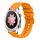 For Honor Watch Dream Cinturino per orologio in silicone tinta unita con motivo a pois ondulato da 22 mm (giallo) For Honor Watch Dream Cinturino per orologio in silicone tinta unita con motivo a pois ondulato da 22 mm (giallo)