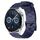 Per Huawei Watch GT3 42mm 20mm Cinturino in silicone tinta unita con motivo a calcio (blu navy) Per Huawei Watch GT3 42mm 20mm Cinturino in silicone tinta unita con motivo a calcio (blu navy)