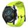Per Huawei Watch GT2 42mm 20mm Cinturino in silicone a tinta unita con motivo calcio (verde lime) Per Huawei Watch GT2 42mm 20mm Cinturino in silicone a tinta unita con motivo calcio (verde lime)