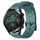 Per Huawei Watch GT2 42mm 20mm Cinturino per orologio in silicone tinta unita con motivo a calcio (Rock Cyan) Per Huawei Watch GT2 42mm 20mm Cinturino per orologio in silicone tinta unita con motivo a calcio (Rock Cyan)