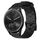 Per Garmin Vivomove Sport 20mm Cinturino per orologio in silicone tinta unita modello calcio (nero) Per Garmin Vivomove Sport 20mm Cinturino per orologio in silicone tinta unita modello calcio (nero)