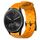 Per Garmin Vivomove Sport 20mm Cinturino per orologio in silicone tinta unita modello calcio (giallo) Per Garmin Vivomove Sport 20mm Cinturino per orologio in silicone tinta unita modello calcio (giallo)