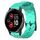 Per Garmin Venu 2 Plus 20mm Cinturino per orologio in silicone tinta unita con motivo a calcio (verde acqua) Per Garmin Venu 2 Plus 20mm Cinturino per orologio in silicone tinta unita con motivo a calcio (verde acqua)