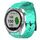 Per Garmin Approach S40 Cinturino per orologio in silicone tinta unita da 20 mm con motivo a calcio (verde acqua) Per Garmin Approach S40 Cinturino per orologio in silicone tinta unita da 20 mm con motivo a calcio (verde acqua)