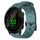 Per Garmin Forerunner 158 20mm Cinturino per orologio in silicone tinta unita con motivo a calcio (Rock Cyan)