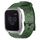 Per Garmin Venu SQ 20mm Cinturino per orologio in silicone tinta unita con motivo a calcio (verde militare) Per Garmin Venu SQ 20mm Cinturino per orologio in silicone tinta unita con motivo a calcio (verde militare)