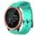 Per Garmin Forerunner 645 Music Cinturino per orologio in silicone tinta unita da 20 mm con motivo a calcio (verde acqua) Per Garmin Forerunner 645 Music Cinturino per orologio in silicone tinta unita da 20 mm con motivo a calcio (verde acqua)