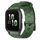Per Garmin Forerunner Sq2 Cinturino per orologio in silicone tinta unita da 20 mm con motivo a calcio (verde militare) Per Garmin Forerunner Sq2 Cinturino per orologio in silicone tinta unita da 20 mm con motivo a calcio (verde militare)