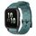 Per Garmin Forerunner Sq2 Cinturino per orologio in silicone tinta unita da 20 mm con motivo a calcio (Rock Cyan) Per Garmin Forerunner Sq2 Cinturino per orologio in silicone tinta unita da 20 mm con motivo a calcio (Rock Cyan)