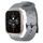 Per Garmin Forerunner Sq2 Music 20mm Cinturino in silicone a tinta unita con motivo calcio (grigio) Per Garmin Forerunner Sq2 Music 20mm Cinturino in silicone a tinta unita con motivo calcio (grigio)
