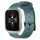 Per Garmin Forerunner Sq2 Music Cinturino per orologio in silicone tinta unita da 20 mm con motivo a calcio (Rock Cyan) Per Garmin Forerunner Sq2 Music Cinturino per orologio in silicone tinta unita da 20 mm con motivo a calcio (Rock Cyan)