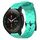 Per Xiaomi MI Watch S1 Pro 22mm Cinturino in silicone tinta unita con motivo a calcio (verde acqua) Per Xiaomi MI Watch S1 Pro 22mm Cinturino in silicone tinta unita con motivo a calcio (verde acqua)