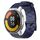 Per Xiaomi MI Watch Color 2 22mm Cinturino per orologio in silicone tinta unita con motivo a calcio (blu navy) Per Xiaomi MI Watch Color 2 22mm Cinturino per orologio in silicone tinta unita con motivo a calcio (blu navy)