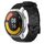 Per Xiaomi MI Watch Color 2 22mm Cinturino per orologio in silicone tinta unita con motivo a calcio (nero)