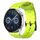 Per Huawei Watch GT3 46mm 22mm Cinturino in silicone a tinta unita con motivo calcio (verde lime) Per Huawei Watch GT3 46mm 22mm Cinturino in silicone a tinta unita con motivo calcio (verde lime)