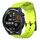 Per Huawei Watch GT Runner 22mm Cinturino in silicone a tinta unita con motivo calcio (verde lime) Per Huawei Watch GT Runner 22mm Cinturino in silicone a tinta unita con motivo calcio (verde lime)