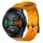 Per Huawei Watch GT 2E 22mm Cinturino in silicone tinta unita con motivo a calcio (giallo) Per Huawei Watch GT 2E 22mm Cinturino in silicone tinta unita con motivo a calcio (giallo)