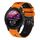 Per Garmin Forerunner255 Cinturino in silicone bicolore traforato da 22 mm (arancione + nero) Per Garmin Forerunner255 Cinturino in silicone bicolore traforato da 22 mm (arancione + nero)