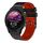Per Garmin Forerunner 255 Music Cinturino in silicone bicolore traforato da 22 mm (nero + rosso) Per Garmin Forerunner 255 Music Cinturino in silicone bicolore traforato da 22 mm (nero + rosso)