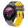 Per Garmin Forerunner 255 Music Cinturino in silicone bicolore traforato da 22 mm (grigio + giallo) Per Garmin Forerunner 255 Music Cinturino in silicone bicolore traforato da 22 mm (grigio + giallo)