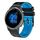 Per Garmin Venu 2 cinturino in silicone bicolore traforato da 22 mm (nero + blu) Per Garmin Venu 2 cinturino in silicone bicolore traforato da 22 mm (nero + blu)