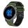 Per Garmin Venu 2 cinturino in silicone bicolore traforato da 22 mm (verde militare + nero) Per Garmin Venu 2 cinturino in silicone bicolore traforato da 22 mm (verde militare + nero)