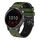 Per Garmin vivoactive 4 cinturino in silicone bicolore traforato da 22 mm (verde militare + nero) Per Garmin vivoactive 4 cinturino in silicone bicolore traforato da 22 mm (verde militare + nero)