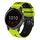 Per Garmin vivoactive 4 cinturino in silicone bicolore traforato da 22 mm (lime + nero) Per Garmin vivoactive 4 cinturino in silicone bicolore traforato da 22 mm (lime + nero)