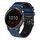 Per Garmin vivoactive 4 cinturino in silicone bicolore traforato da 22 mm (blu notte + nero) Per Garmin vivoactive 4 cinturino in silicone bicolore traforato da 22 mm (blu notte + nero)