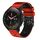 Per Xiaomi MI Watch S1 Pro Cinturino in silicone bicolore traforato da 22 mm (rosso + nero) Per Xiaomi MI Watch S1 Pro Cinturino in silicone bicolore traforato da 22 mm (rosso + nero)