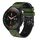 Per Xiaomi MI Watch S1 Pro Cinturino in silicone bicolore traforato da 22 mm (verde militare + nero) Per Xiaomi MI Watch S1 Pro Cinturino in silicone bicolore traforato da 22 mm (verde militare + nero)