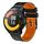 Per Xiaomi MI Watch S1 Active 22mm Cinturino in silicone bicolore traforato (nero + arancione) Per Xiaomi MI Watch S1 Active 22mm Cinturino in silicone bicolore traforato (nero + arancione)
