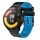 Per Xiaomi MI Watch S1 Active 22mm Cinturino in silicone bicolore perforato (nero + blu) Per Xiaomi MI Watch S1 Active 22mm Cinturino in silicone bicolore perforato (nero + blu)