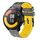 Per Xiaomi MI Watch S1 Active 22mm Cinturino in silicone bicolore traforato (grigio + giallo) Per Xiaomi MI Watch S1 Active 22mm Cinturino in silicone bicolore traforato (grigio + giallo)
