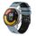 Per Xiaomi MI Watch Color 2 Cinturino in silicone bicolore traforato da 22 mm (blu + nero) Per Xiaomi MI Watch Color 2 Cinturino in silicone bicolore traforato da 22 mm (blu + nero)