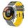 Per Xiaomi MI Watch Color 2 Cinturino in silicone bicolore traforato da 22 mm (grigio + giallo) Per Xiaomi MI Watch Color 2 Cinturino in silicone bicolore traforato da 22 mm (grigio + giallo)
