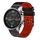 Per Xiaomi MI Watch Color 22mm Cinturino in silicone bicolore traforato (nero + rosso) Per Xiaomi MI Watch Color 22mm Cinturino in silicone bicolore traforato (nero + rosso)