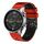 Per Xiaomi MI Watch Color 22mm Cinturino in silicone bicolore traforato (rosso + nero) Per Xiaomi MI Watch Color 22mm Cinturino in silicone bicolore traforato (rosso + nero)