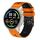 Per Xiaomi MI Watch Sport Cinturino in silicone bicolore traforato da 22 mm (arancione + nero) Per Xiaomi MI Watch Sport Cinturino in silicone bicolore traforato da 22 mm (arancione + nero)