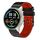 Per Xiaomi MI Watch Sport Cinturino in silicone bicolore traforato da 22 mm (nero + rosso) Per Xiaomi MI Watch Sport Cinturino in silicone bicolore traforato da 22 mm (nero + rosso)