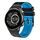 Per Xiaomi Haylou RT2 LS10 Cinturino in silicone bicolore traforato da 22 mm (nero + blu) Per Xiaomi Haylou RT2 LS10 Cinturino in silicone bicolore traforato da 22 mm (nero + blu)