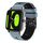 Per Xiaomi Haylou RS4 LS12 Cinturino in silicone bicolore traforato da 22 mm (blu + nero) Per Xiaomi Haylou RS4 LS12 Cinturino in silicone bicolore traforato da 22 mm (blu + nero)
