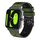 Per Xiaomi Haylou RS4 LS12 Cinturino in silicone bicolore traforato da 22 mm (verde militare + nero) Per Xiaomi Haylou RS4 LS12 Cinturino in silicone bicolore traforato da 22 mm (verde militare + nero)