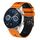 Per Huawei Watch GT3 46mm 22mm Cinturino in silicone bicolore perforato (arancione + nero) Per Huawei Watch GT3 46mm 22mm Cinturino in silicone bicolore perforato (arancione + nero)