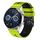 Per Huawei Watch GT3 46mm 22mm Cinturino in silicone bicolore traforato (lime + nero) Per Huawei Watch GT3 46mm 22mm Cinturino in silicone bicolore traforato (lime + nero)