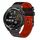 Per Huawei Watch GT Runner 22mm Cinturino in silicone bicolore traforato (nero + rosso) Per Huawei Watch GT Runner 22mm Cinturino in silicone bicolore traforato (nero + rosso)